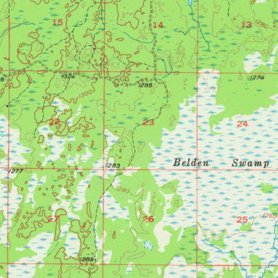 United States Geological Survey Patzau, WI (1955, 62500-Scale) digital map