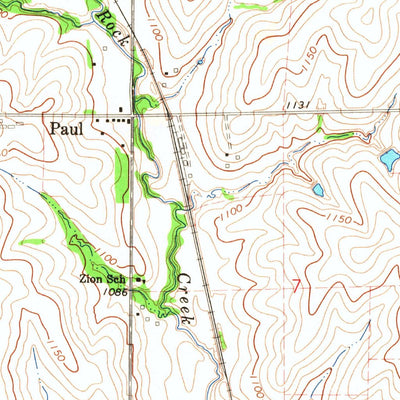 Paul, NE (1966, 24000-Scale) Map by United States Geological Survey ...