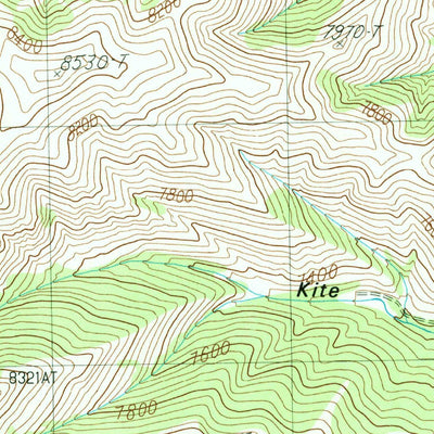 United States Geological Survey Paul Reservoir, ID-MT (1987, 24000-Scale) digital map