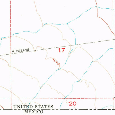 United States Geological Survey Paul Spur, AZ (1957, 24000-Scale) digital map