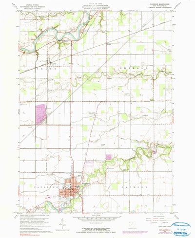 United States Geological Survey Paulding, OH (1960, 24000-Scale) digital map