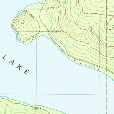 United States Geological Survey Paulette Brook, ME (1986, 24000-Scale) digital map