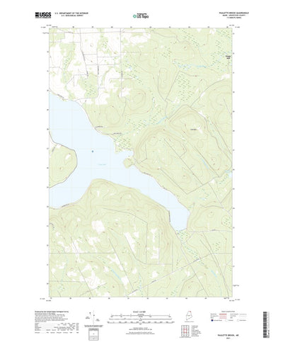 United States Geological Survey Paulette Brook, ME (2021, 24000-Scale) digital map