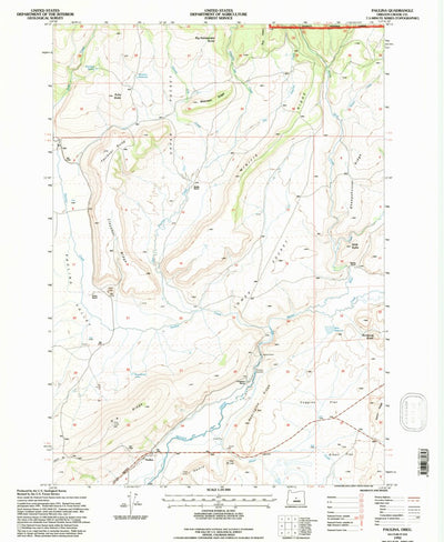United States Geological Survey Paulina, OR (1992, 24000-Scale) digital map