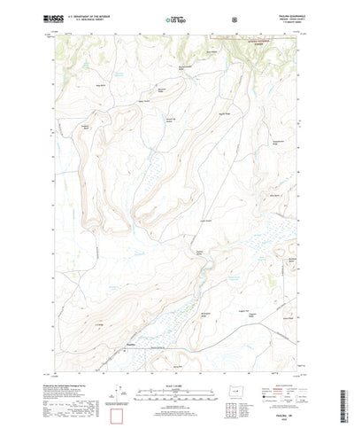 United States Geological Survey Paulina, OR (2020, 24000-Scale) digital map