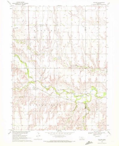 United States Geological Survey Pauline, NE (1969, 24000-Scale) digital map