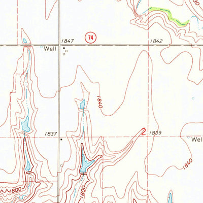 United States Geological Survey Pauline, NE (1969, 24000-Scale) digital map
