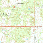 United States Geological Survey Pauls Valley NE, OK (1965, 24000-Scale) digital map