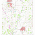 United States Geological Survey Pauls Valley, OK (1965, 24000-Scale) digital map