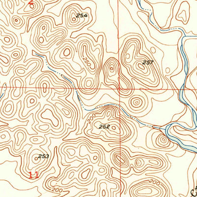 United States Geological Survey Paulsell, CA (1953, 24000-Scale) digital map
