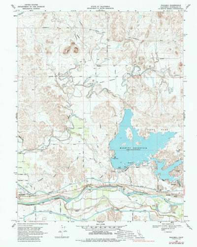 United States Geological Survey Paulsell, CA (1968, 24000-Scale) digital map
