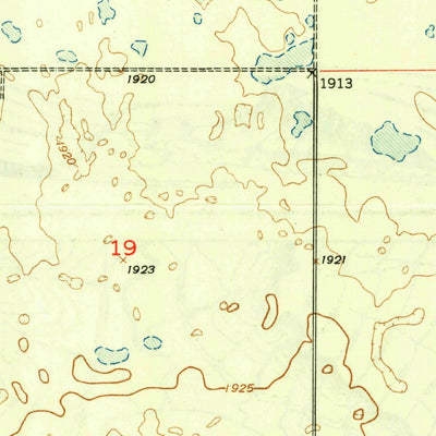 United States Geological Survey Paulson, ND (1949, 24000-Scale) digital map