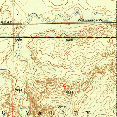 United States Geological Survey Paulson, ND (1949, 24000-Scale) digital map