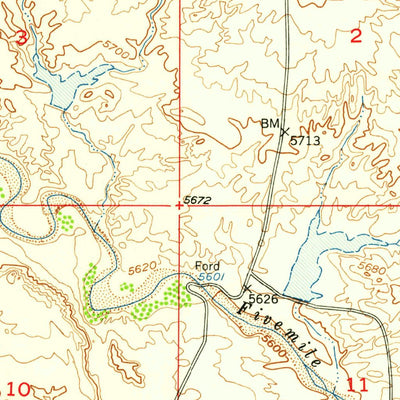 United States Geological Survey Pavillion Butte, WY (1958, 24000-Scale) digital map