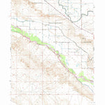 United States Geological Survey Pavillion SE, WY (1959, 24000-Scale) digital map