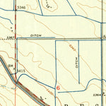 United States Geological Survey Pavillion, WY (1950, 24000-Scale) digital map