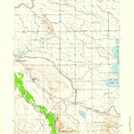 United States Geological Survey Pavillion, WY (1958, 24000-Scale) digital map