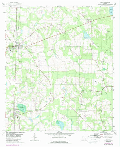 United States Geological Survey Pavo, GA (1978, 24000-Scale) digital map