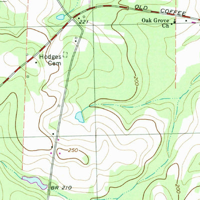 United States Geological Survey Pavo, GA (1978, 24000-Scale) digital map