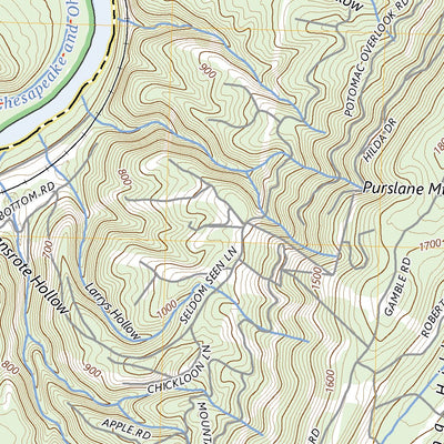 United States Geological Survey Paw Paw, WV (2023, 24000-Scale) digital map