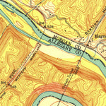 United States Geological Survey Paw Paw, WV-MD (1951, 24000-Scale) digital map