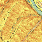 United States Geological Survey Paw Paw, WV-MD (1951, 24000-Scale) digital map