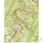 United States Geological Survey Paw Paw, WV-MD (1996, 24000-Scale) digital map