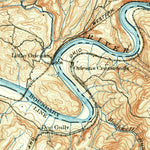 United States Geological Survey Paw Paw, WV-MD-PA (1898, 62500-Scale) digital map