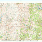 United States Geological Survey Pawhuska, OK-KS (1985, 100000-Scale) digital map