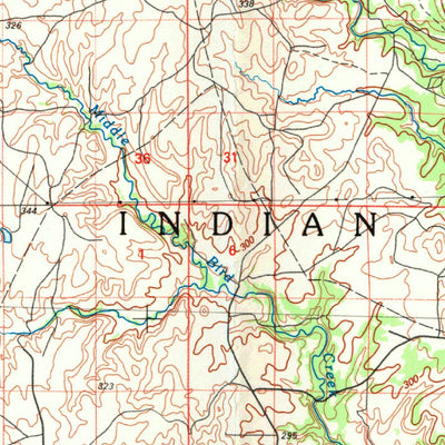United States Geological Survey Pawhuska, OK-KS (1985, 100000-Scale) digital map