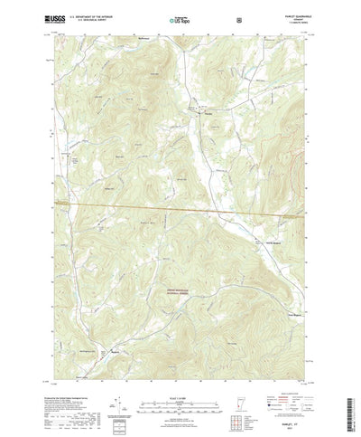 United States Geological Survey Pawlet, VT (2021, 24000-Scale) digital map