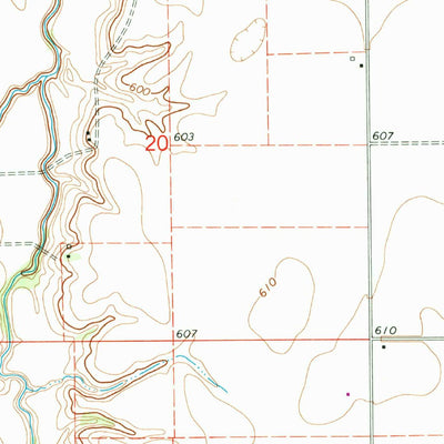 United States Geological Survey Pawnee, IL (1964, 24000-Scale) digital map