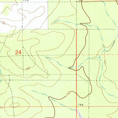 United States Geological Survey Pawnee, LA (1968, 24000-Scale) digital map