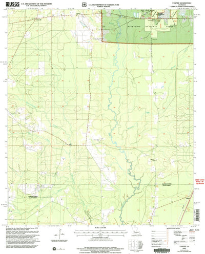 United States Geological Survey Pawnee, LA (2003, 24000-Scale) digital map