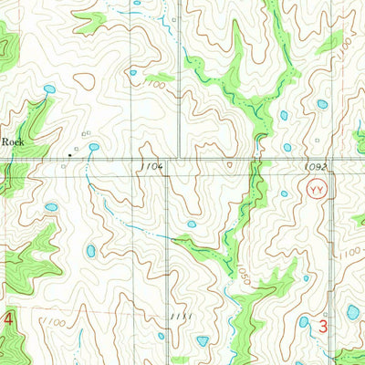 United States Geological Survey Pawnee, MO-IA (1981, 24000-Scale) digital map