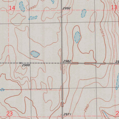 United States Geological Survey Pawnee Mound, KS (1976, 24000-Scale) digital map