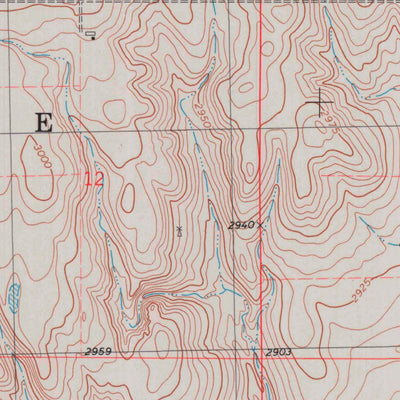 United States Geological Survey Pawnee Mound, KS (1976, 24000-Scale) digital map