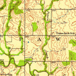 United States Geological Survey Pawnee, OK (1930, 62500-Scale) digital map