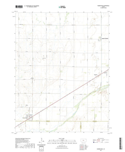 United States Geological Survey Pawnee Rock, KS (2022, 24000-Scale) digital map