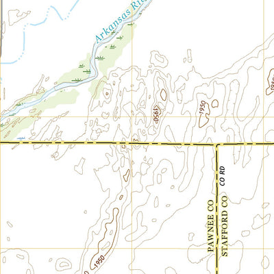 United States Geological Survey Pawnee Rock, KS (2022, 24000-Scale) digital map