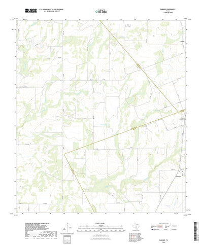 United States Geological Survey Pawnee, TX (2022, 24000-Scale) digital map