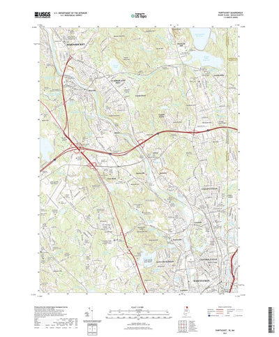 United States Geological Survey Pawtucket, RI (2021, 24000-Scale) digital map