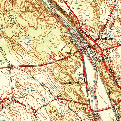 United States Geological Survey Pawtucket, RI-MA (1944, 31680-Scale) digital map
