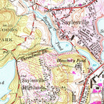United States Geological Survey Pawtucket, RI-MA (1949, 24000-Scale) digital map