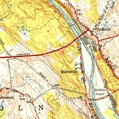 United States Geological Survey Pawtucket, RI-MA (1949, 31680-Scale) digital map