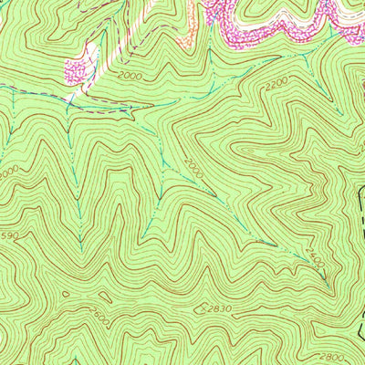 United States Geological Survey Pax, WV (1965, 24000-Scale) digital map