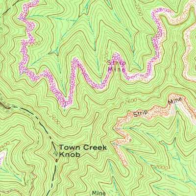 United States Geological Survey Pax, WV (1965, 24000-Scale) digital map