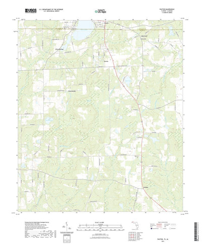 United States Geological Survey Paxton, FL (2021, 24000-Scale) digital map