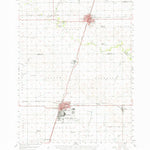 United States Geological Survey Paxton, IL (1957, 62500-Scale) digital map