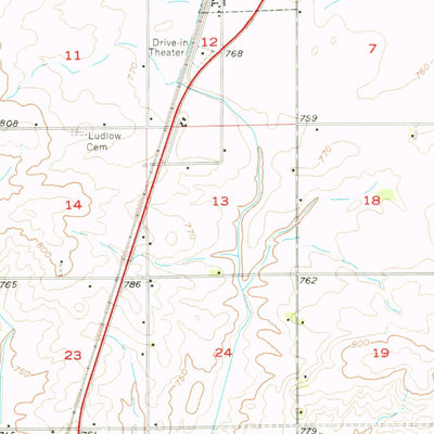 United States Geological Survey Paxton, IL (1957, 62500-Scale) digital map